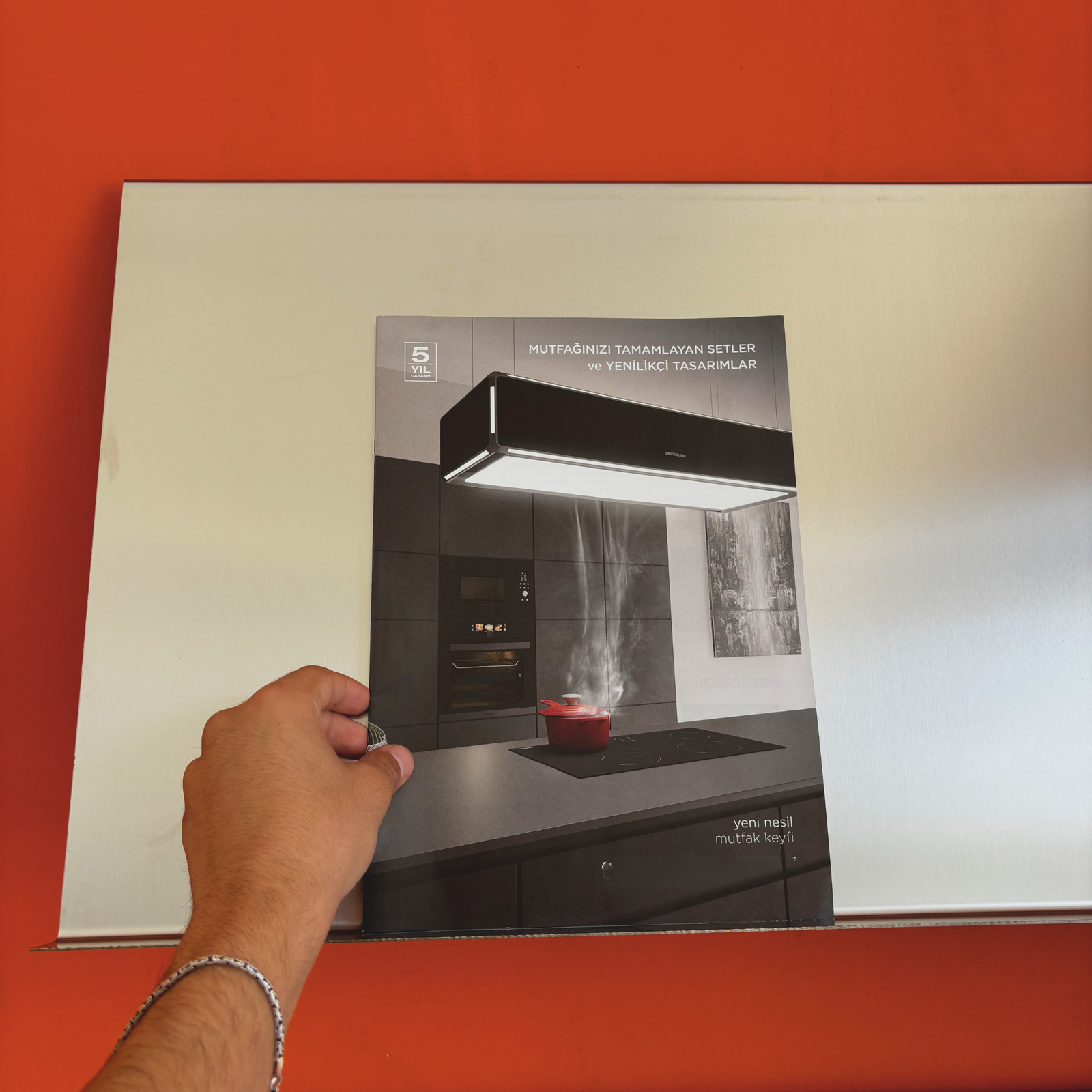 Premium Paslanmaz Krom 2'li Dergi ve Kitap Rafı Seti (60 cm - 100 cm)